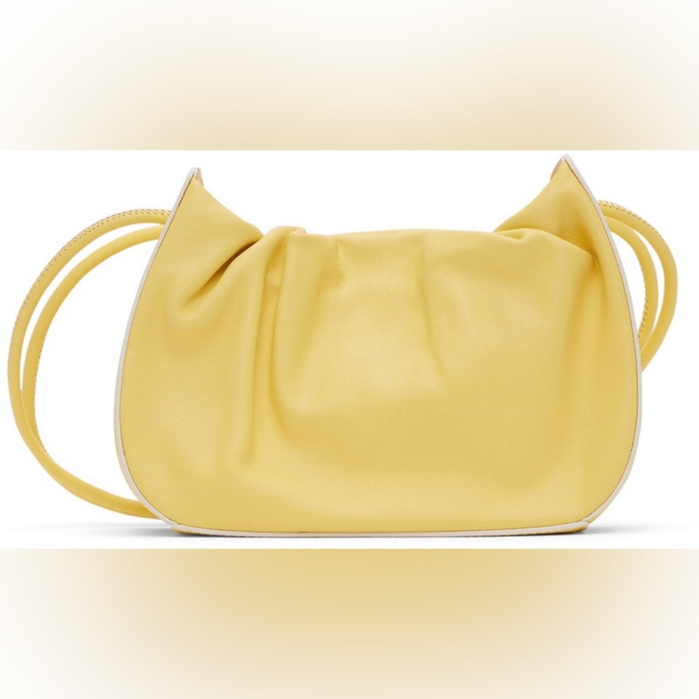 Staud Yellow Kiki Shoulder Bag